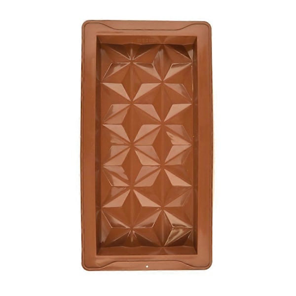 1/2/3 st Silikon Chokladformar Djupa Värmebeständiga Chokladformar för Desserter Godistillverkning Non-Stick Lätt Släpp Fudge Tryfflar Brownies Kakor Mo 1pc