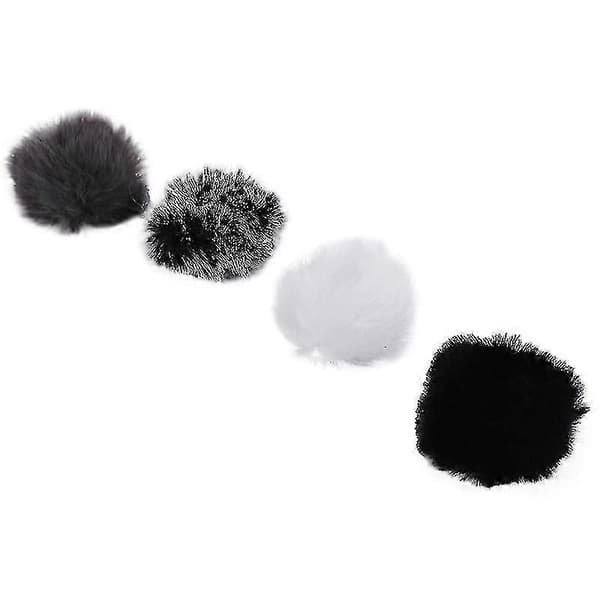 8 stk. Universal Lavalier Mikrofon Pelsdempere Pels Vindskjerm Vindhette For MyggmikrofonXH