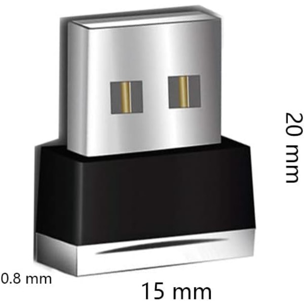 Auton USB LED -sisävalaistus, 7 kpl Plug-in 5v Universaali