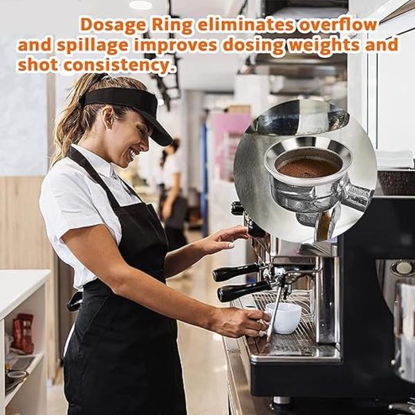 53mm Kaffeepulverringar - Dosering Ring - Magnetisk Kaffe Dosering Ring