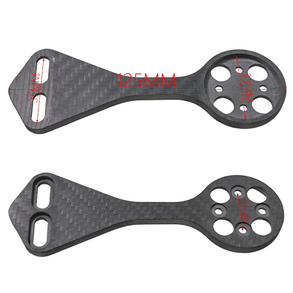 ##/Kolfiber Styrfäste för Cykelcomputer F12 för Garmin Cate##/