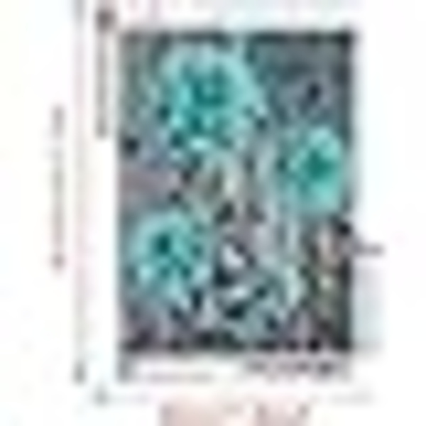 ##/Timanttimaalaussetti aikuisille (30*40cm), siniset kukat##/