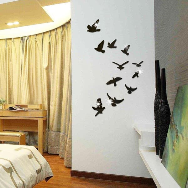/#/Anti-Collision Stickers for bay windows (11 Birds) - Avoid bird strikes or people colliding on windows - Sandblasted/#/