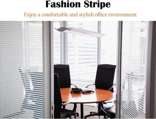 ##/Blackout Vindusfolie Vindusfolie Stripe Vindusfolie Ikke-Limt W##/
