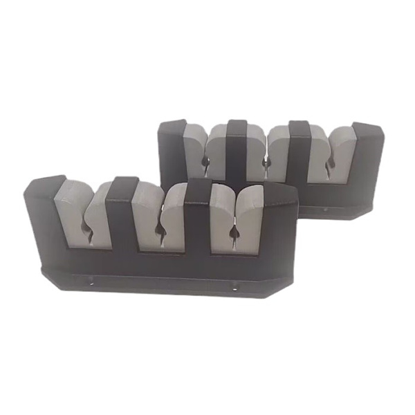 3-Stangs Opbevaringsholder, 2 stk. Sort, ABS Plast