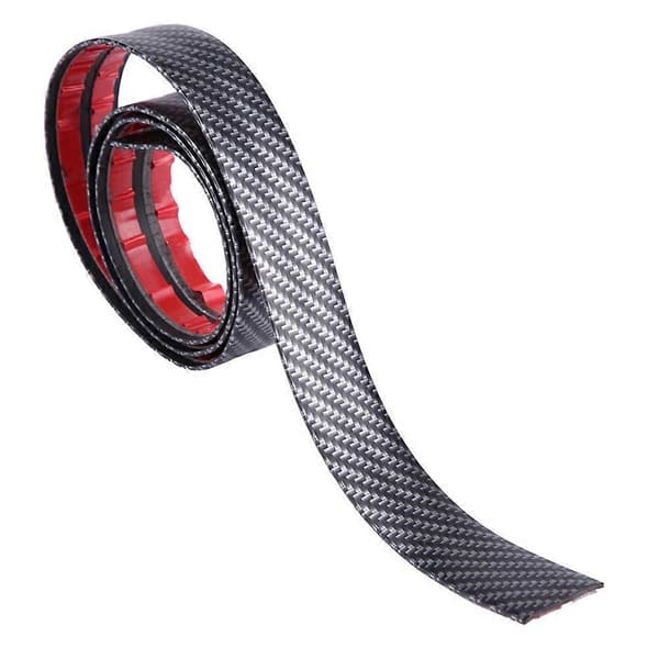Bil Klistremerker Karbonfiber Gummi Styling Dørterskel Beskyttere Universal (3 * 100cm)