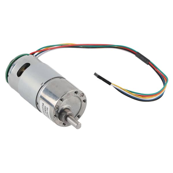 Stor Torsions Gearmotor med Encoder 12/24V Hastighedsreduktionsmotor (12V 200 RPM)