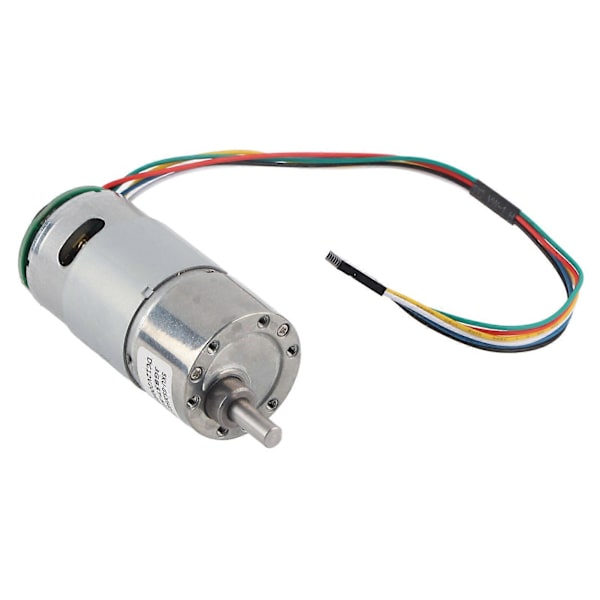 Stor Torsionsväxelmotor med Encoder 12/24V Effektvarvtalsreduceringsmotor (12V 200 RPM)