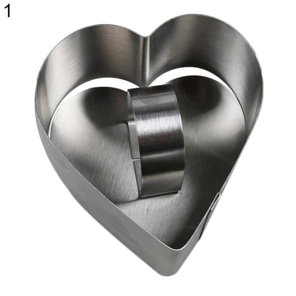 Mini Bageringsform Varmebestandig Multifunktionel Korrosionsbestandig Rustfrit Stål Mousse Kageform til Køkken 1