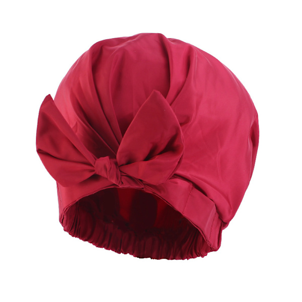 Rosa duschmössa för kvinnor och flickor, återanvändbar, stor