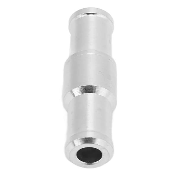 Enkelriktad backventil Aluminiumlegering Silver för Vatten Olja Diesel Bensin Bränsleledning 12mm/0.47in