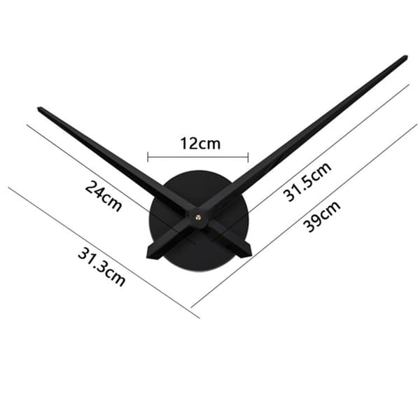 ##/Väggklocka - 3D-visare - mekanisk kvartsklocka - Kreativ hobby##/