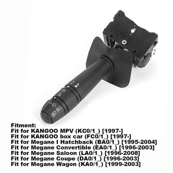 Bryter for frontlykt, blinklys og lyskolonne 7701044279, erstatning for Kangoo MPV
