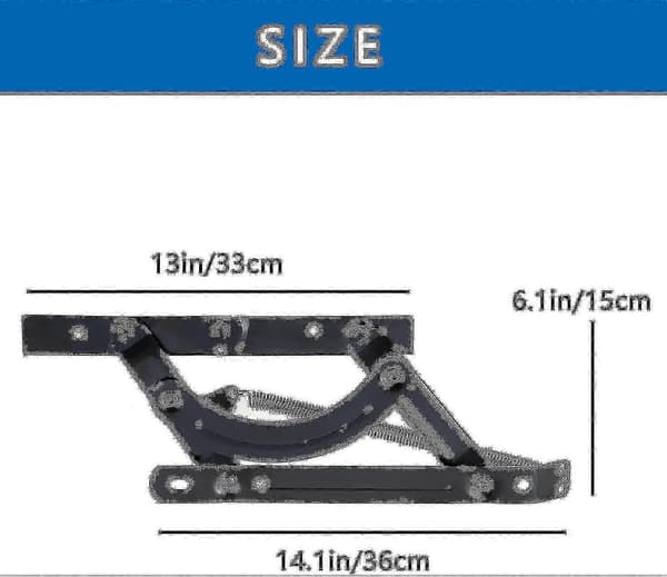 Sofa Sofaer Seng Gør-det-selv Justerbar Fjeder Mekanisme Futon Hængsel Hardware Triple Klik Hængsel Hardware Til Sovesofa Seng Møbler_bd