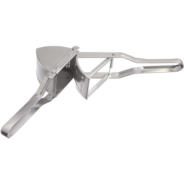 (Silver, 30 x 10 x 8 cm) Potatispress, hävstångspress, rostfritt stål