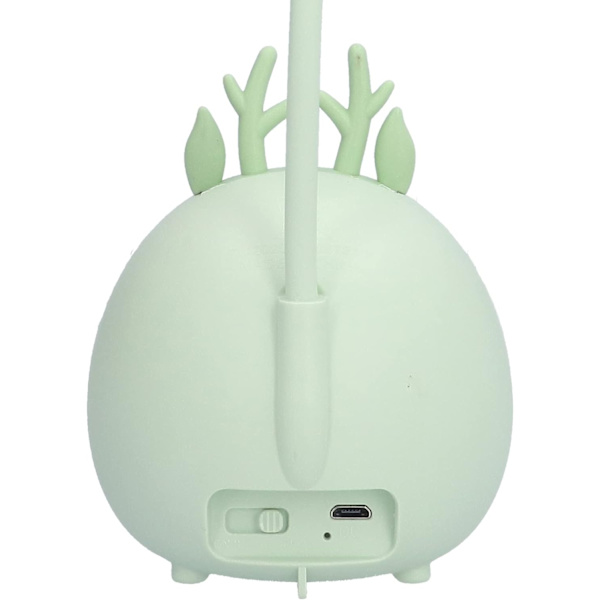 Bordslampa, Svanhals 360° LED Vikbar Skrivbordslampa Söt Cartoon An