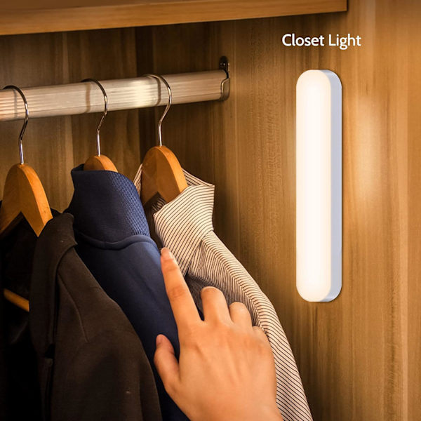 LED-klädskåpslampa, Dimbar Under-Skåpsbelysning, Sladdlös Sticka