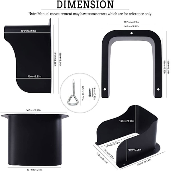 ##/Dørklokke regndækning, udendørs dørklokke solbeskyttelsesboks, metal s##/
