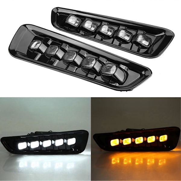 1 par bil LED kørelys blinklys dobbelt model DRL til Raptor 16?18