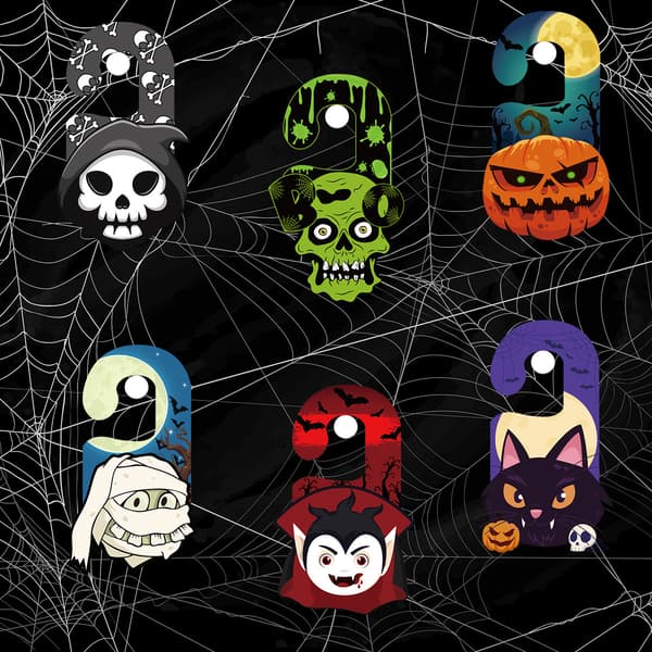 ##/6 st Halloween Dörrhängande Dekorationer, Halloween Dekoration##/