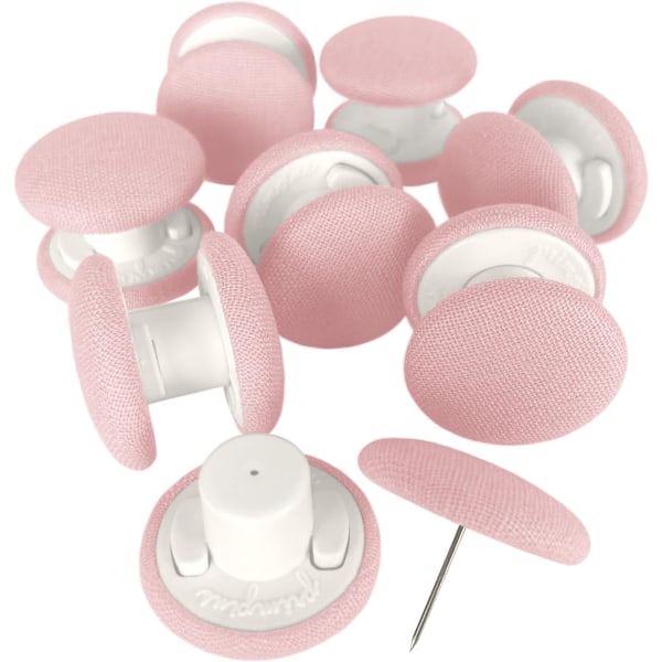 (Set med 8, rosa) Duvet Clips - 20 färger tillgängliga - Låsstift