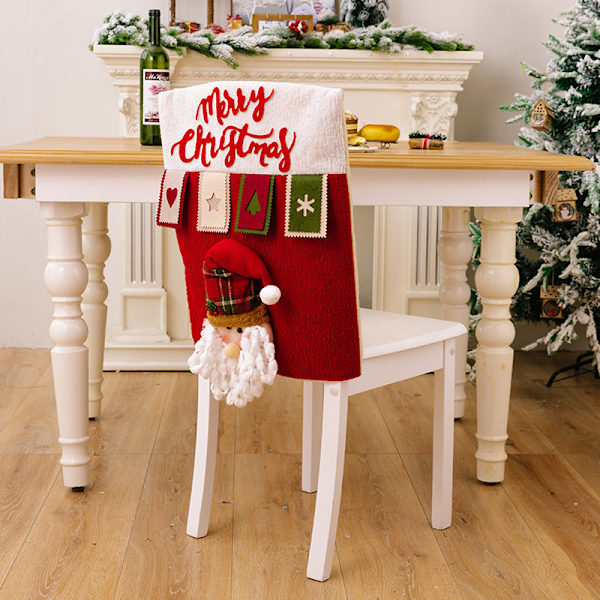 ##/Sett med 3 pappstolsdeksler, 52 x 47 cm stolsdeksler, Elg, Snø##/