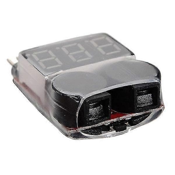 Batterispændingsmåler Tester Batteriovervågningssummer Alarm til 1S-8S Lipo Batteri