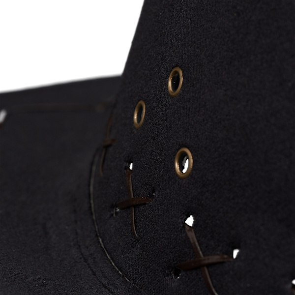 ##/Suedehatt, cowboyhatt, karnevalhatt, svart##/