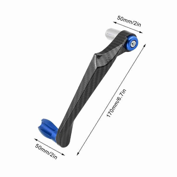 7/8 tum Universal Motorcykelstyre Bromsskydd i Aluminiumlegering (Blå)