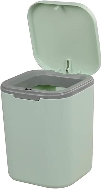 Painikkeellinen Mini Pöytäroskis Kannella -1.8L