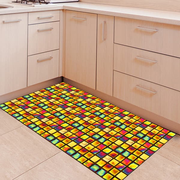 Kakeldekaler mosaik kakeldekaler i ett set om 10