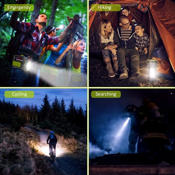 Erittäin tehokas ladattava 135000 lumenin 6000 mAh LED-taskulamppu w