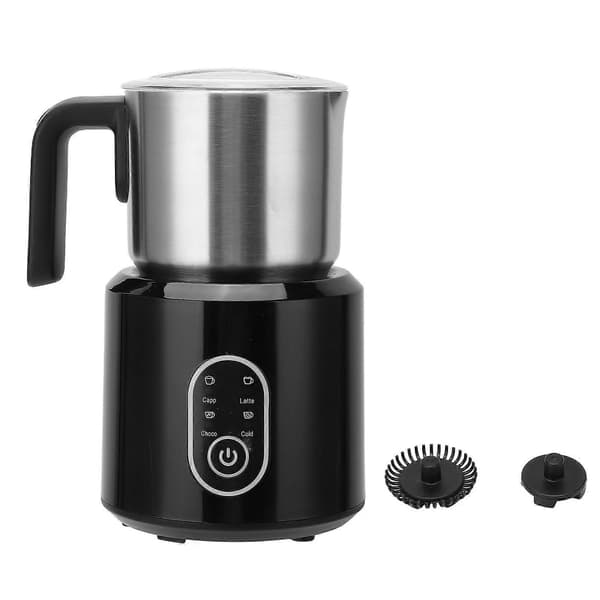 Elektrisk melkeskummer helautomatisk varm kald skummaskin for hjemmerestaurant 700ML