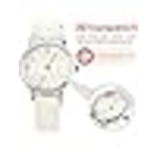 ##/(Hvid) Multifunktionel Pigeur, Student Kvartsur##/