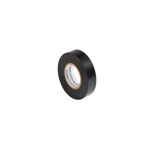 6 stycken, eltejp, svart filmtjocklek 0,18 mm bredd 19 m