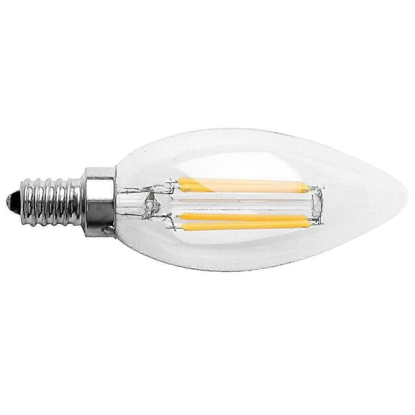 Himmennettävä E12 4W COB-kynttiläfilamentti LED-lamppu 10 * 3,5 cm