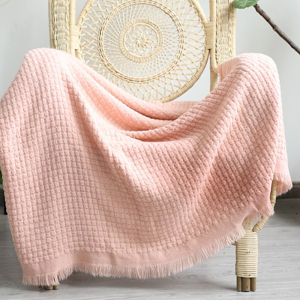 ##/Pink sofa blanket shawl bed cover office nap blanket##/