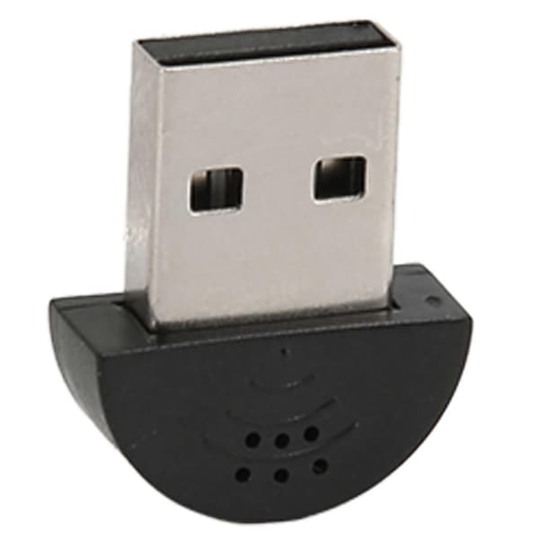USB Mini Mikrofon Professionel Plug and Play Støjreduktion 360 Graders Omnidirektionel Bærbar Mini USB 2.0 Mikrofon