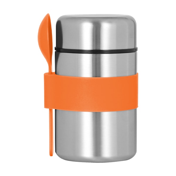 ##/Termosmugg Matflaska rostfritt stål håller maten varm länge sked 400 ml##/