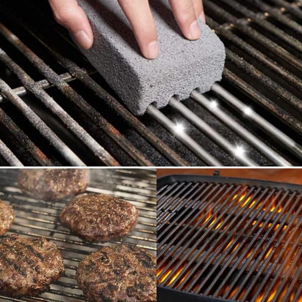 Grillrengjøringsstein, 2 stk Grillrengjøringsblokker, Grillblokk for