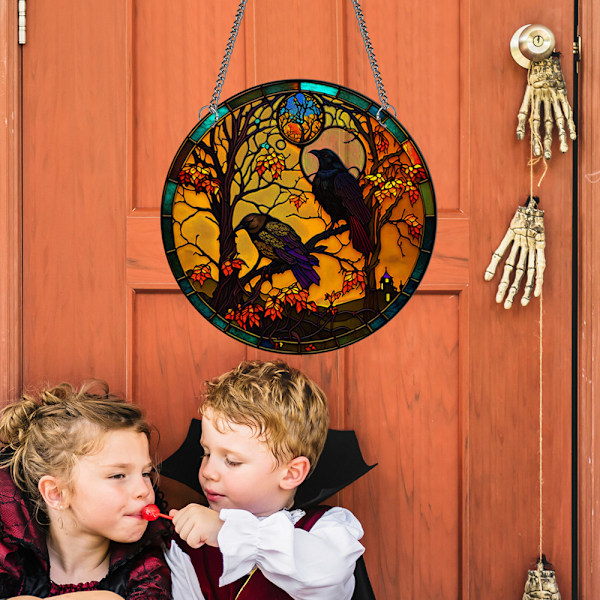 Halloween Akryl Hängande - Merle, Hängande Skylt för Heminredning, H