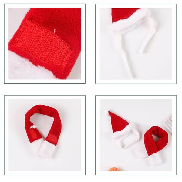 ##/M, Hundhatt Hundhalsduk Juldjursdräkt Set##/