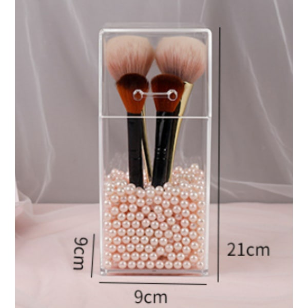 Børsteorganisator, akryl opbevaringsboks makeup børsteholder makeup Br
