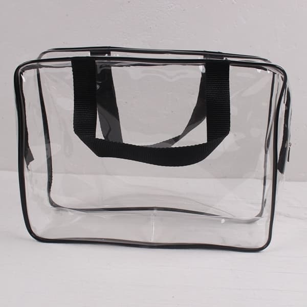 1 stk. Gaveposer Transparent PVC Rejsetaske Vandtæt Multifunktion Kosmetiktasker Makeup Tasker til Rejser 3 stk. (Sort)