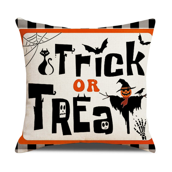 Halloween Pyntekasse Trekk 18x18 Høst Pyntekasse Trekk Dekorative