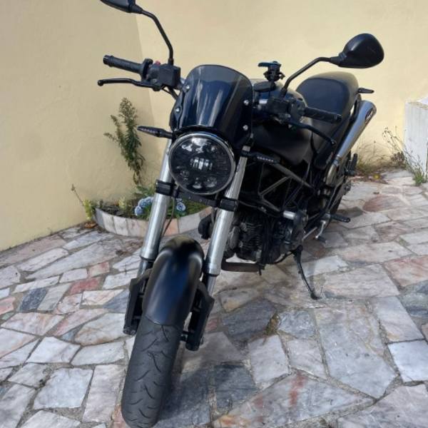 Motorsykkel frontlys vindskjerm, modifikasjon retro vindskjerm, un