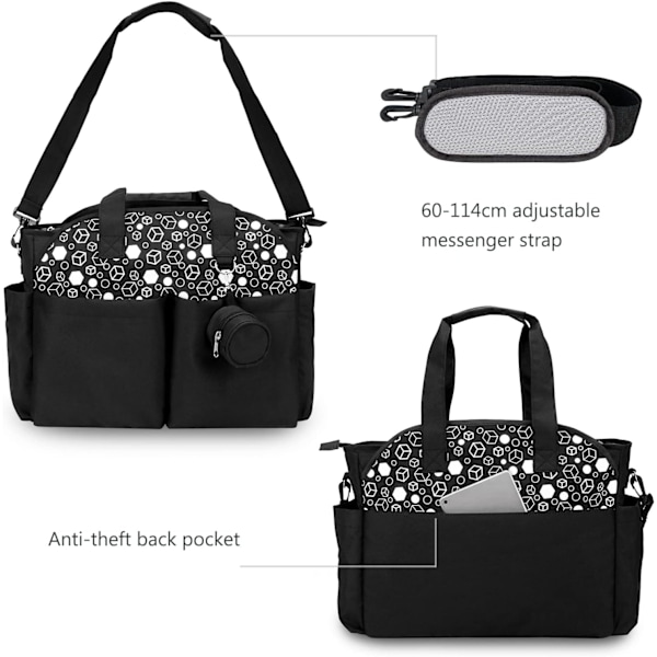 ##/Babyble Changingtaske, Multifunktionel Vandafvisende Babyble Changingtaske##/