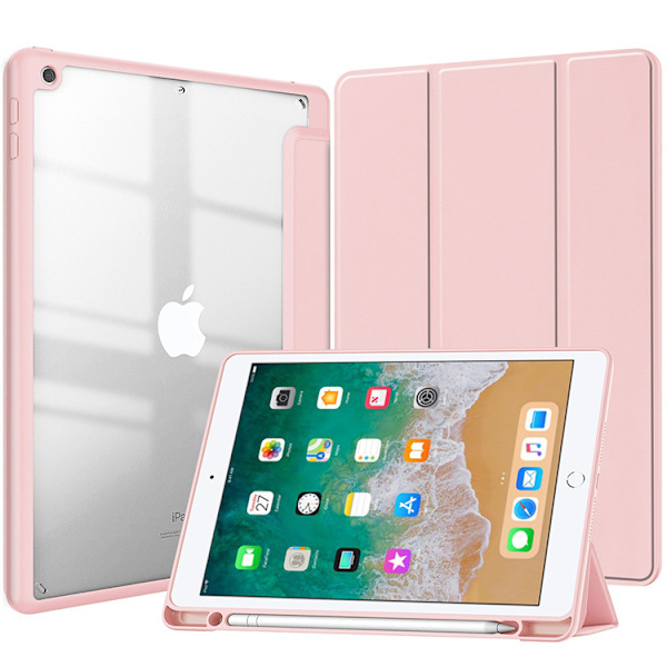 ##/Passar iPad9 10.2 2019/2020/2021 skyddande fodral roséguld##/