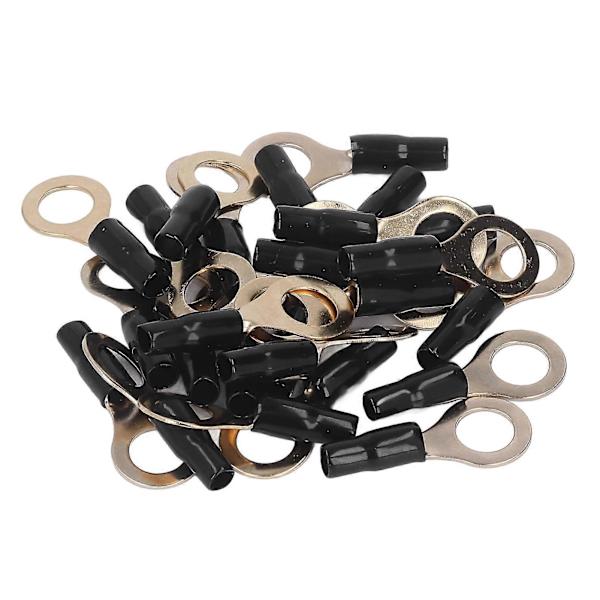 25 stk. 8GA Kabelsko Kobber 12mm Indvendig Diameter Ring Kabel Terminal Endeforbindelse til Fordelingsboks