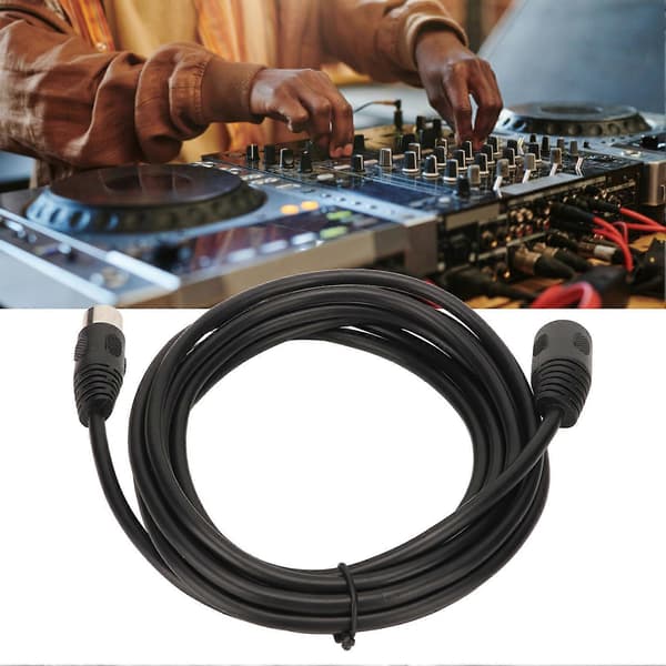 4-pin DIN-stikkabel 3 m 4-pin DIN han til hun-stikkabeladapter til bil AV-udstyr Skønhedsudstyr 3 meter / 3 m